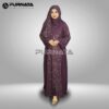 Jilbab Borka Deep Onion Color