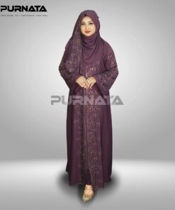 Jilbab Borka Deep Onion Color