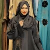 Zafran Flower Abaya