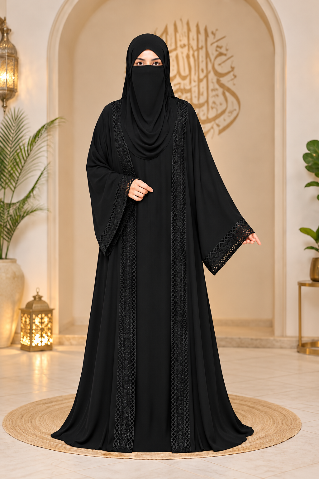 Dubai Extra Koti Abaya - Image 3